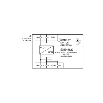 6EP1333-4BA00 SIMATIC PM 1507 24V/8A Stromversorgung für SIMATIC S7-1500 und Netzwerk
