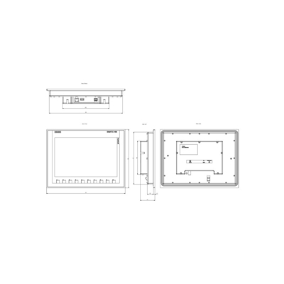 SIMATIC HMI KTP1200 Basis-Panel Schlüssel/Touch-Betrieb 12&quot; TFT-Display 100% Original