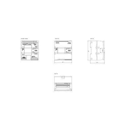 6ES7211-1BE40-0XB0 SIMATIC S7-1200 CPU 1211C Kompaktprozessor mit 2A Relais und AC/DC-Leistung