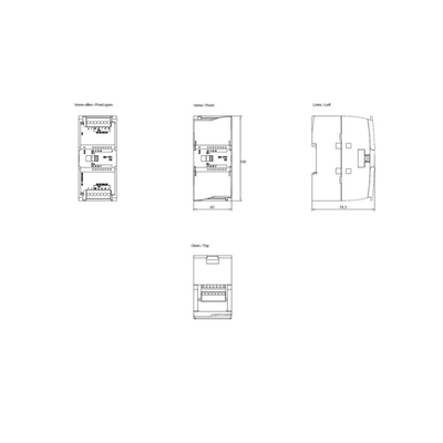 Simatic S7-1200 Digitale Eingabe SM 1221 8 DI 24 V Gleichspannungssink/Quelle PLC 6ES7221-1BF32-0XB0