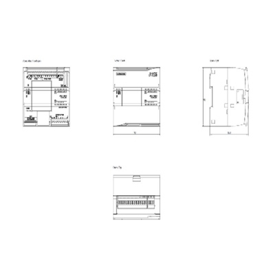 SIMATIC S7-1200 CPU 1212C Kompaktprozessor DC/DC/DC 6ES7212-1AE40-0XB0 im Originalpaket