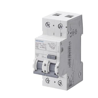 100% Original 5SU9326-1CN32 RCBO Typ AC 30MA 6KA 2P C32 Siemens 5SU9 Miniatur-Rückstandsstromschalter