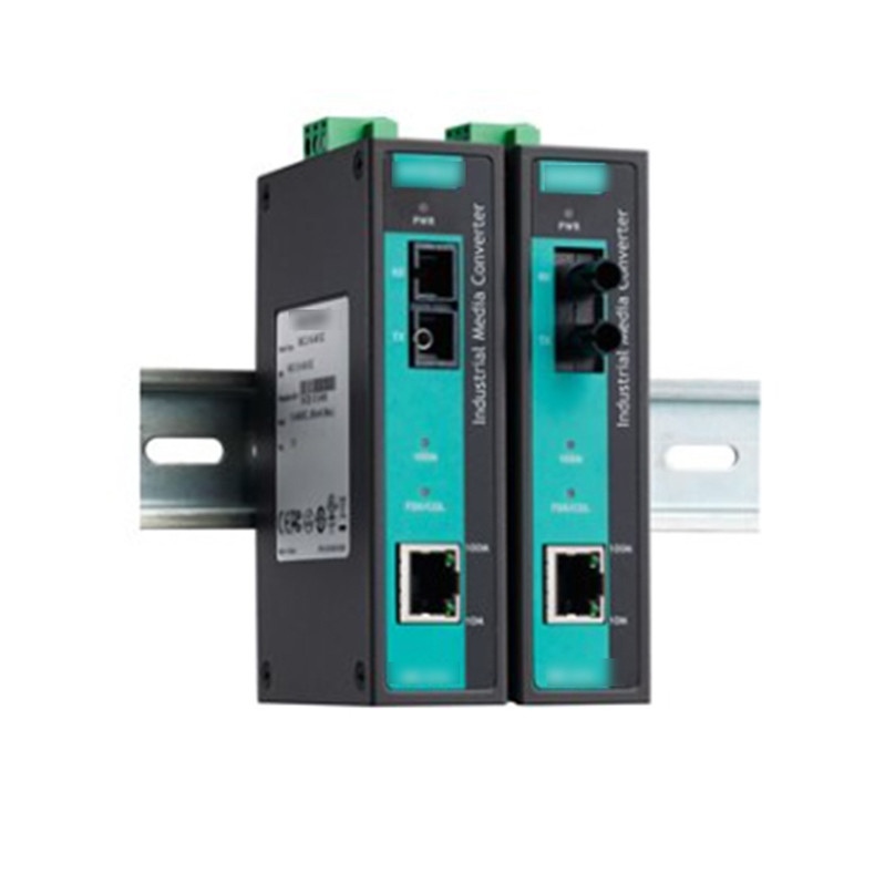 MOXA IMC-21A-M-ST Industrielle Qualität 10/100BaseT X bis 100BaseFX Fotokonverter für MOXA