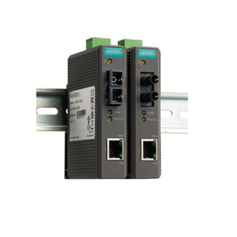 MOXA IMC-21-M-ST Einstiegsstand Industrial 10 100BaseT X zu 100BaseFX Fotokonverter