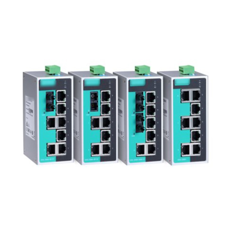 EDS-208A-S-SC 8-Port unmanaged Industrial Ethernet Switch für MOXA mit schneller Versand