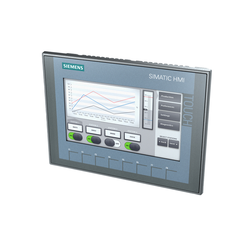 100% getestet 6AV21232GB030AX0 Siemens HMI KTP700 Basic Lite Panel Schaltfläche 7&quot; TFT-Display
