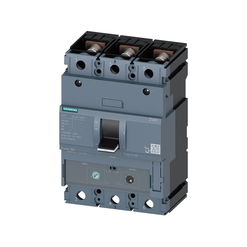 100% getestet Siemens 3VA1220-5EF32-0AA0 MCCB IEC FS250 200A 3P 55KA TM ATAM Stromauslöschmesser