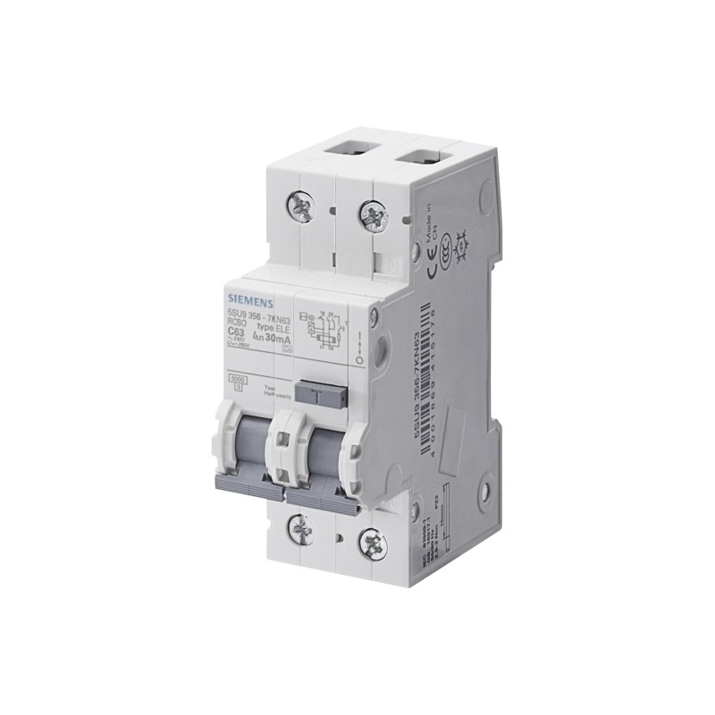 RCBO 6 kA 1P N Typ AC 30 mA C-Char In 32 A Un AC 230 V Für Siemens 5SU9356 1KK32