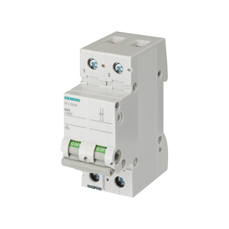 5TL12630 5TL-Serie Trennschalter 5TL1 63A 2P 5TL1263-0 für Siemens Originalverpackung