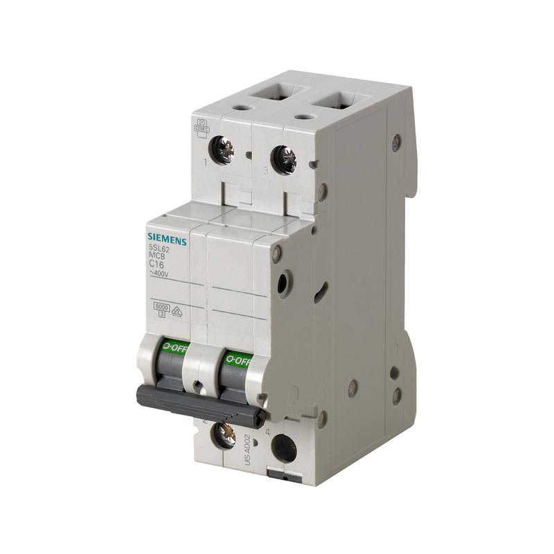100% streng getestet 5SL6210-7CC 2-poliger Miniatur-Schaltkreislaufschalter für Siemens 400V 6kA