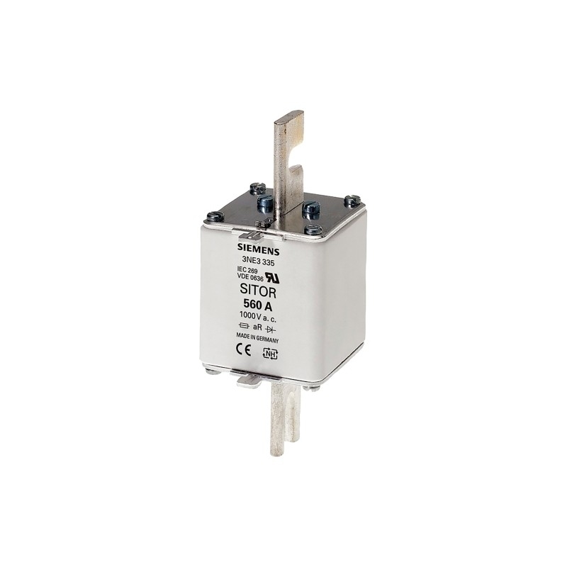 3NE3338-8 SITOR Sicherungsanschluss mit Schlittenblätterkontakten NH2 In 800 A a R Un AC 800 V Frontanzeiger 3NE33388