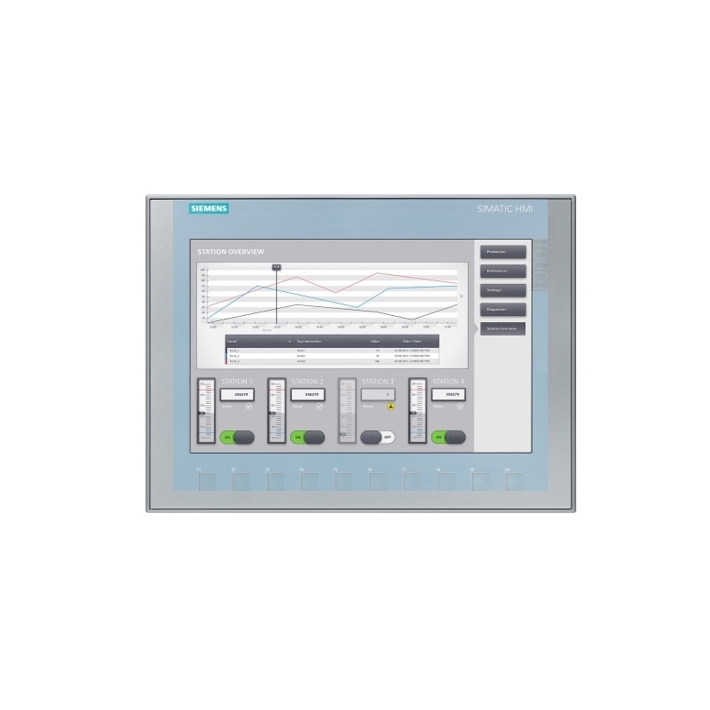 SIMATIC HMI KTP1200 Basis-Panel Schlüssel/Touch-Betrieb 12&quot; TFT-Display 100% Original
