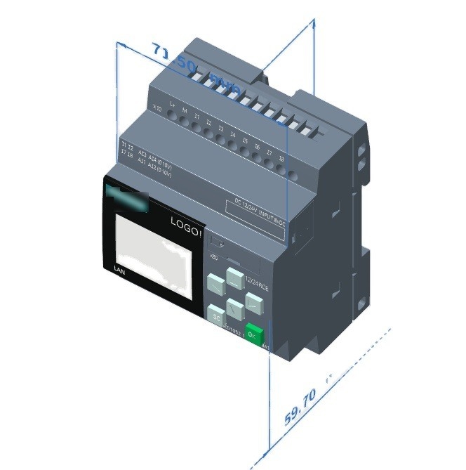 Direktversorgung LOGO V8.1 12/24RCEO Logikmodul I/O Nummer andere 6ED1052-2MD08-0BA2